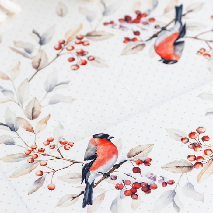 Скатерть 115х165 см "Пернатые истории"