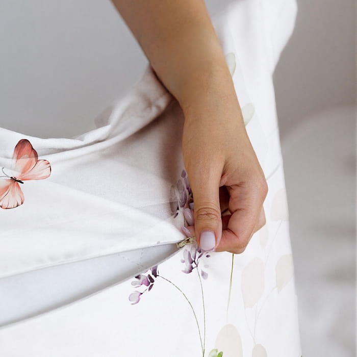 Наволочка 50х70 "Николетта" розовый букет