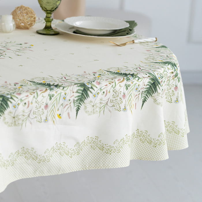 Скатерть овальная 150х200 см "Купалинка"