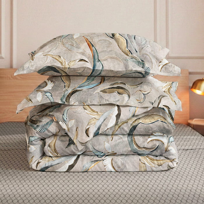 Евро комплект постельного белья "Айрис" maxi