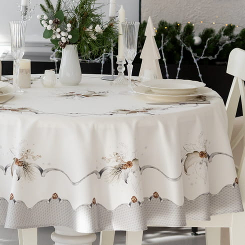 Скатерть круглая D-150 см "Стоун"