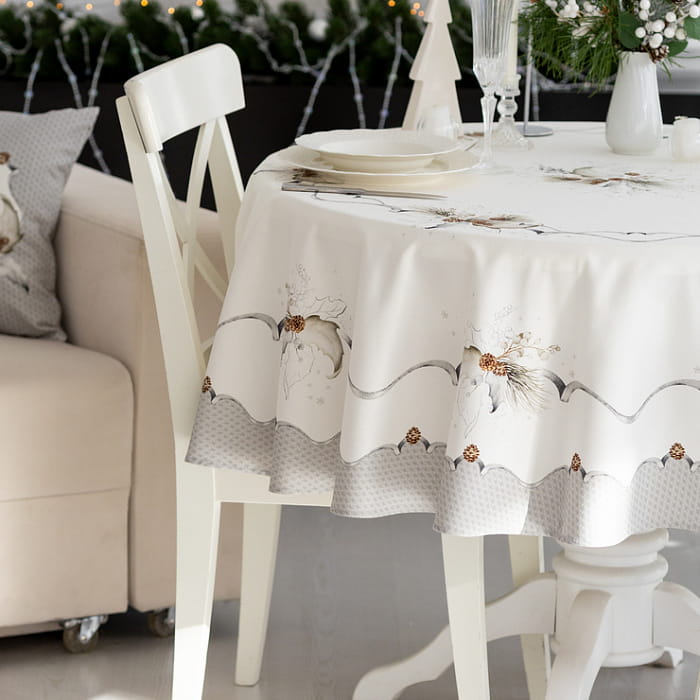 Скатерть круглая D-150 см "Стоун"