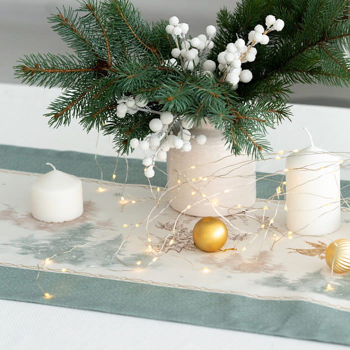 Дорожка 40х180 см "Снежный ангел" декоративная