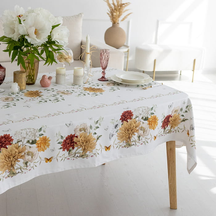 Скатерть  145х180 см "Цветочная симфония"
