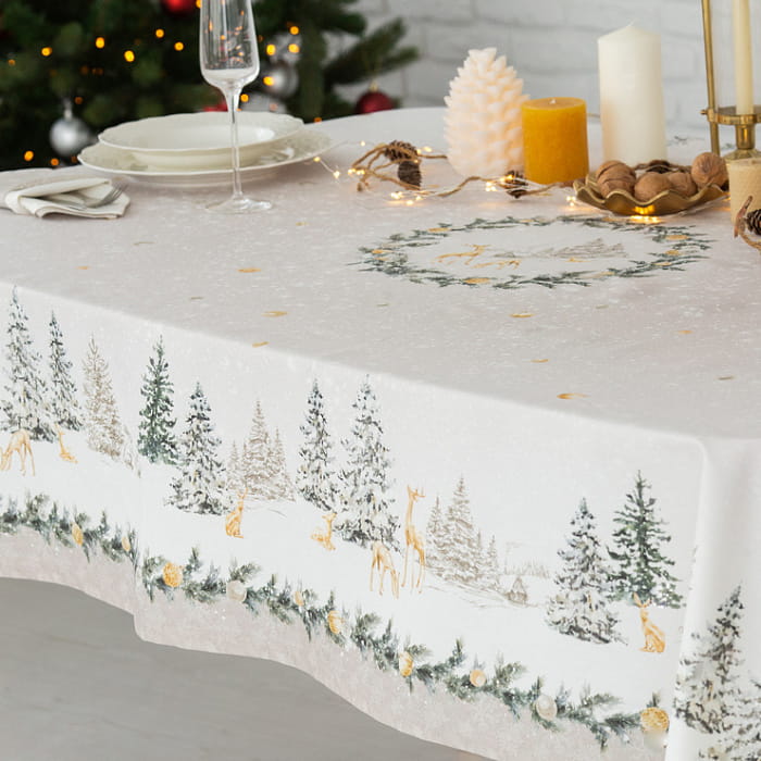 Скатерть 165х310 см "Чарующий лес"