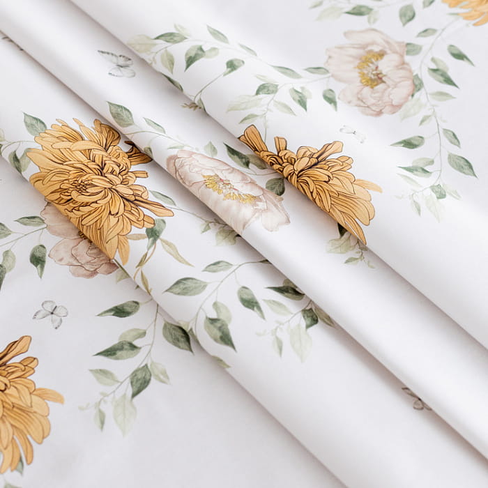 Скатерть круглая D-170 см "Цветочная симфония"