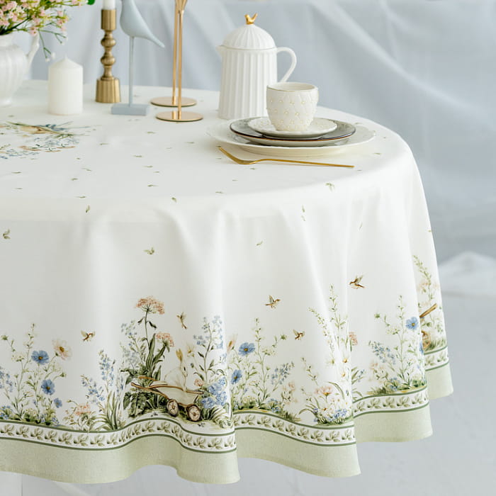 Скатерть овальная 140х170 см "Аркадия"
