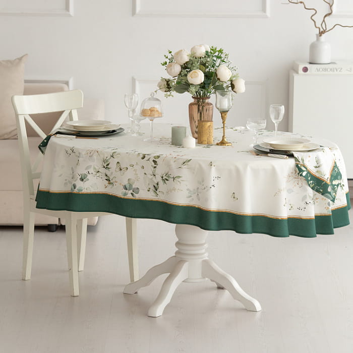 Скатерть овальная 170х300 см "Эвелина"