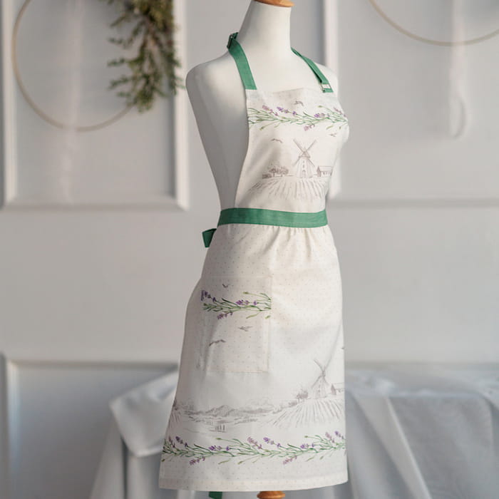 Фартук "Лавандовое лето" модель Английский
