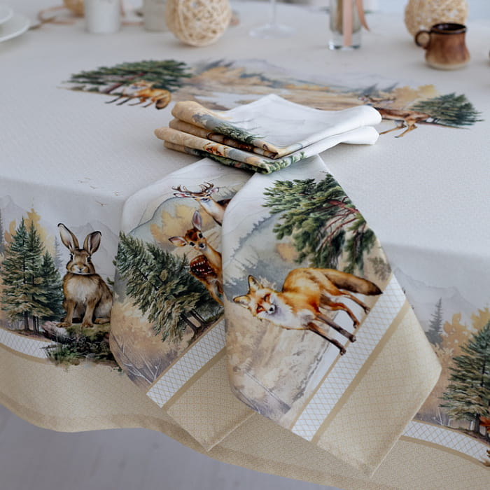 Скатерть 165х310 см "Дубрава"