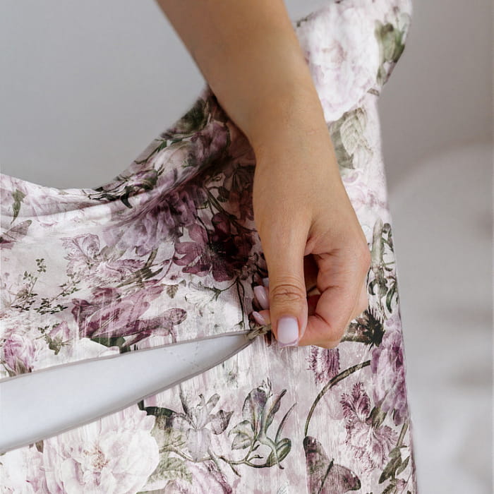 Евро комплект постельного белья "Верена" с простыней на резинке