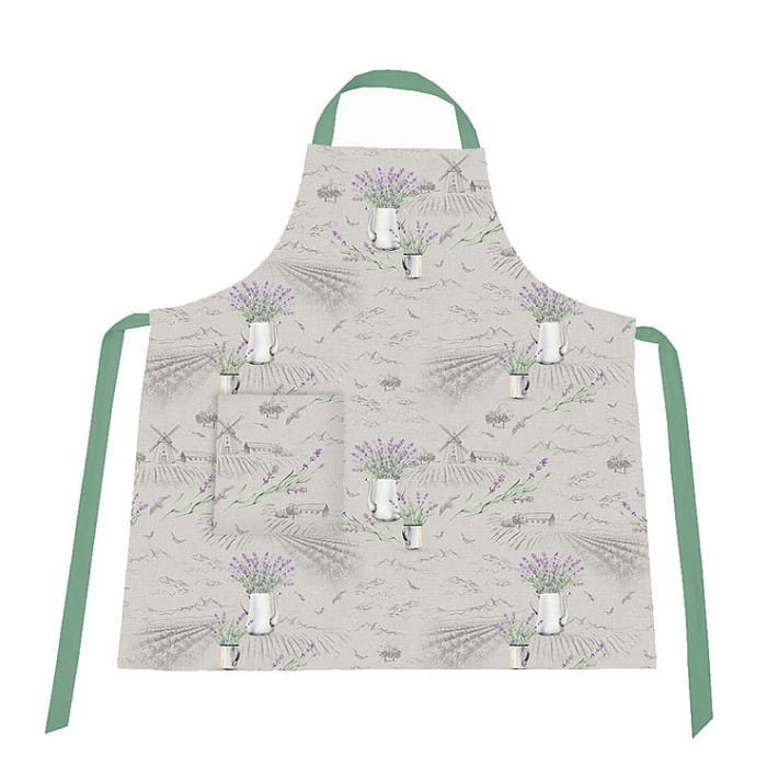 Фартук "Лавандовое лето" модель "Слот"