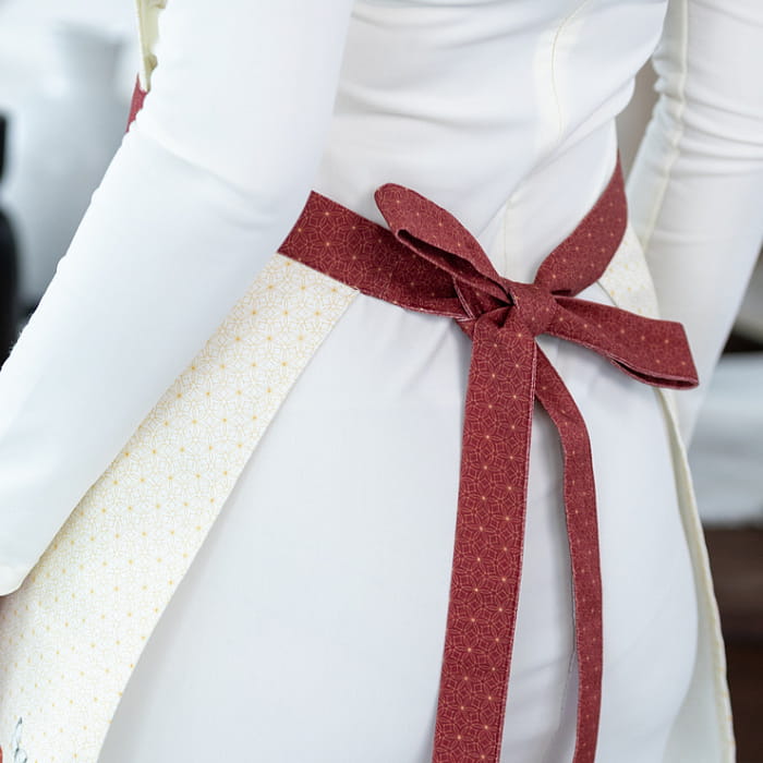 Фартук "Цветочная симфония" модель Английский