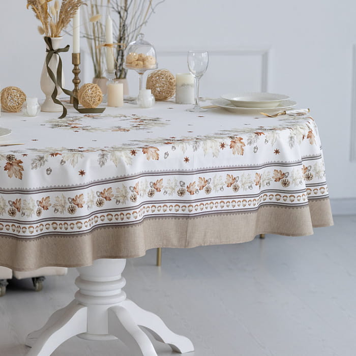 Скатерть овальная 150х200 см "Торонто"