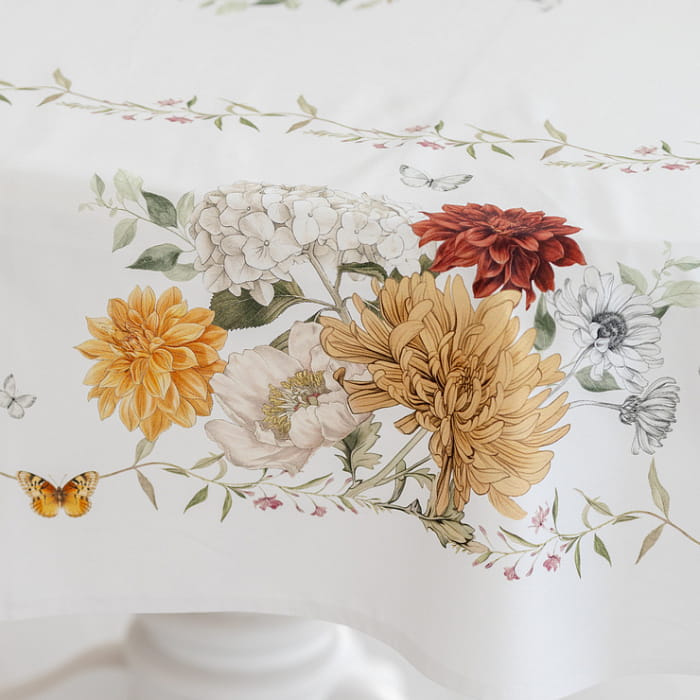 Скатерть 110х145 см "Цветочная симфония"