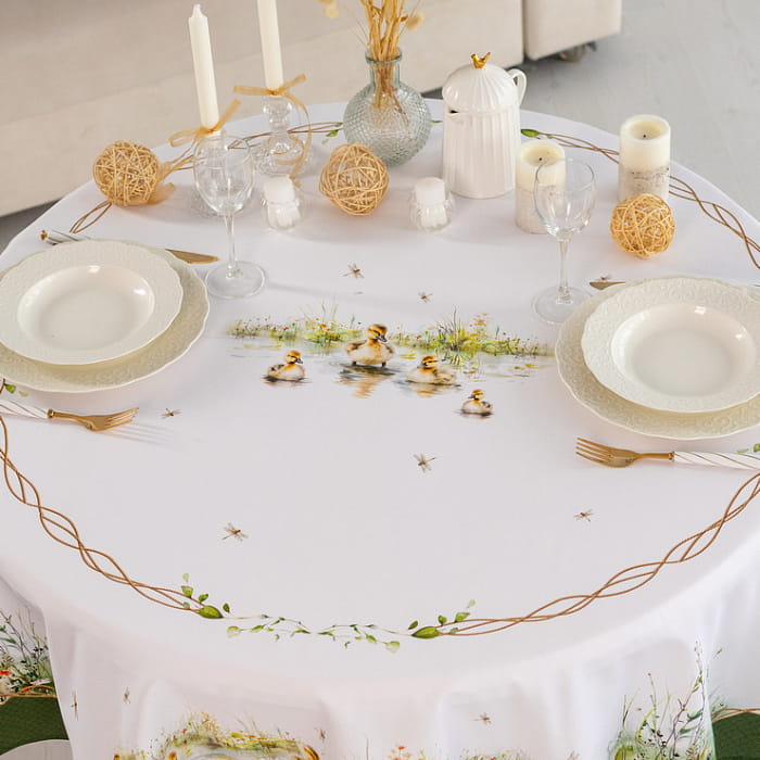 Скатерть круглая D-170 см "Тутти"