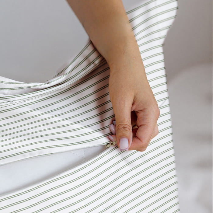 Наволочка 50х70 "Майская долина полоска"