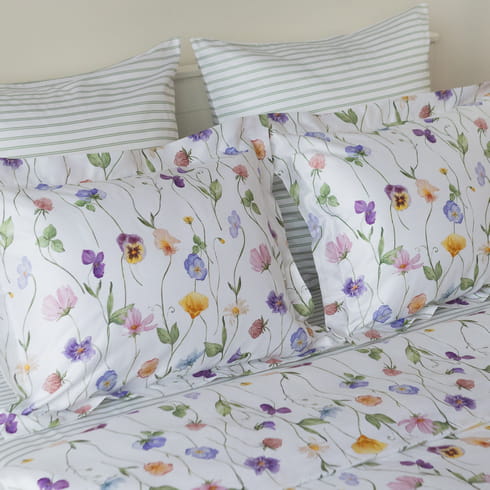 Наволочка 70х70 "Майская долина полоска"