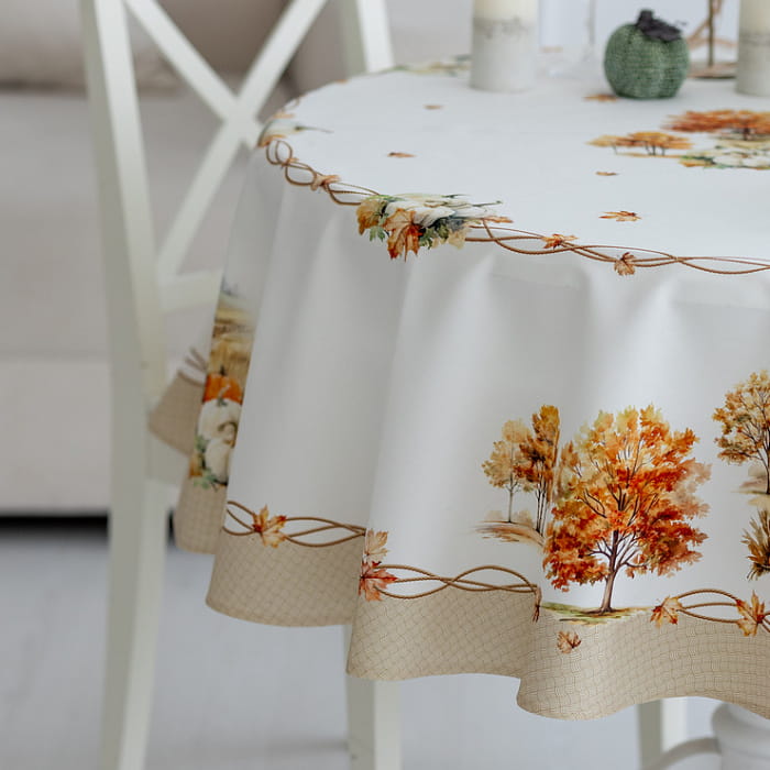 Скатерть круглая D-150 см "Терра"