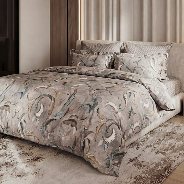 Евро комплект постельного белья "Айрис" maxi