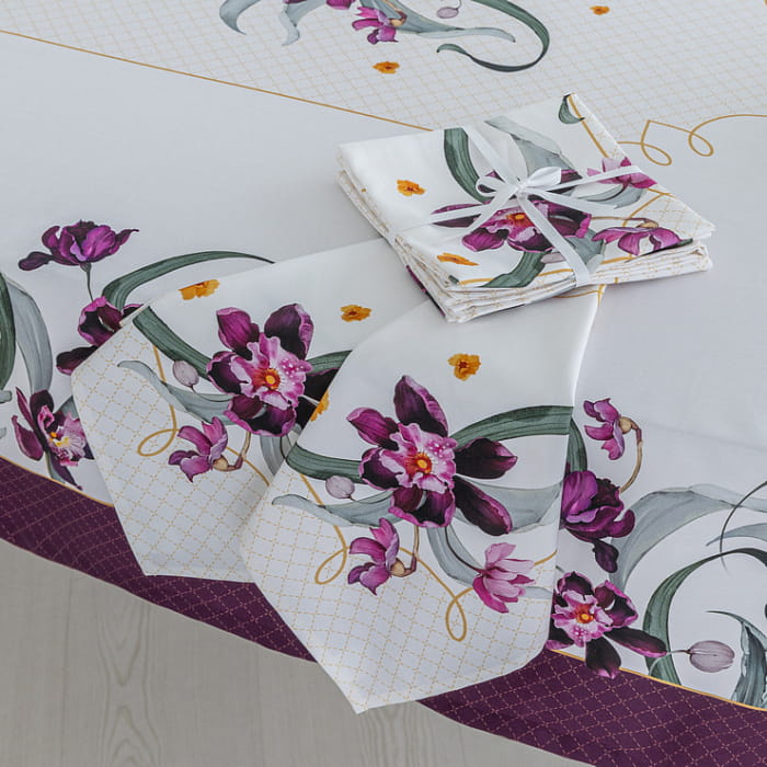 Набор Set-4 салфеток "Виола рамка"