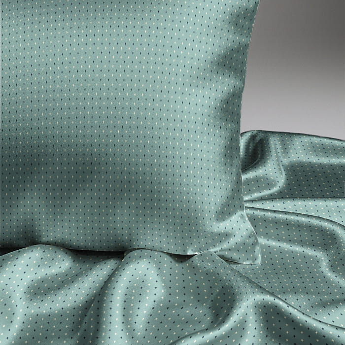 Наволочка 70х70  "Рейн" лавровый зелёный