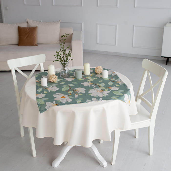 Салфетка-наперон 80х80 см "Магнолия"