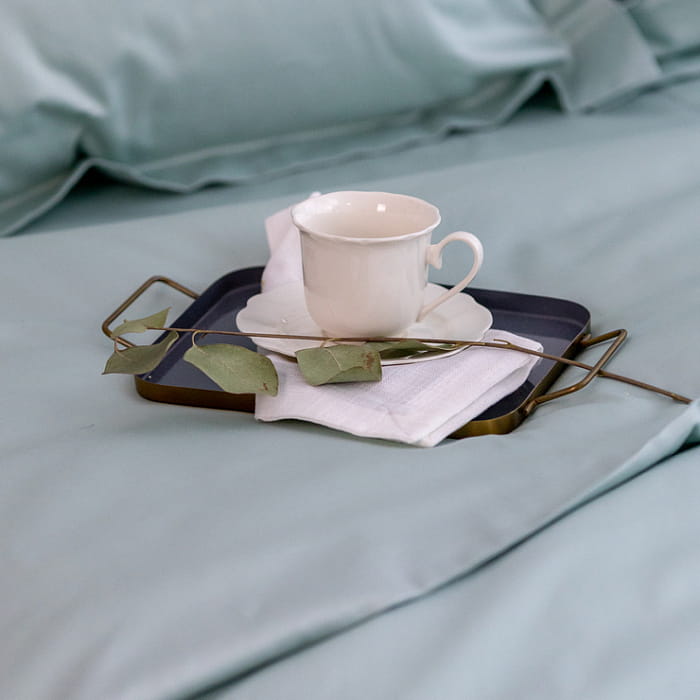 Простыня на резинке 200х200х35 "Ментоловая нотка"