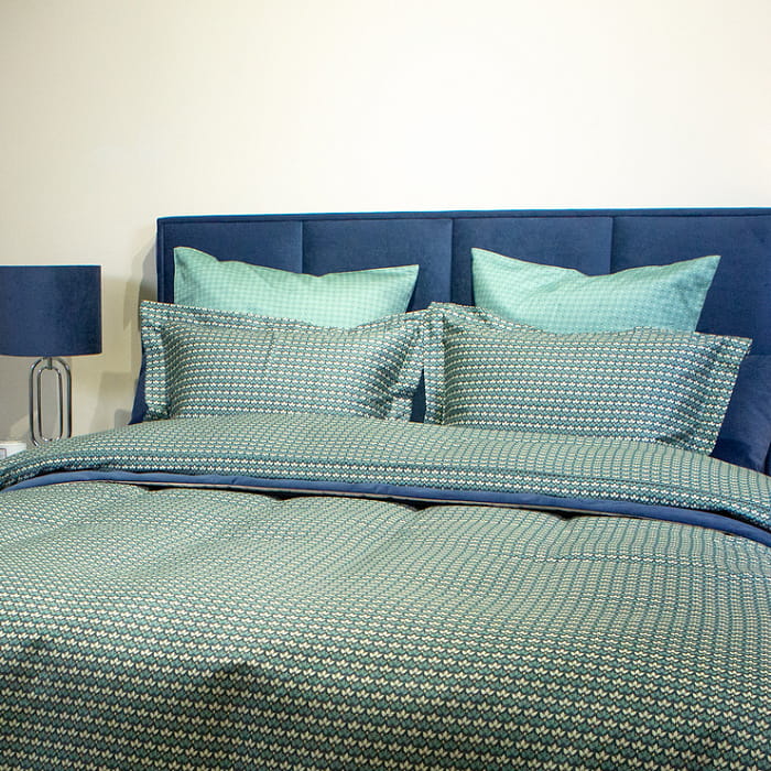 Евро комплект постельного белья "Рейн" maxi