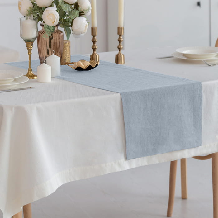 Дорожка 40х140 см цвет "Голубая пастель" декоративная