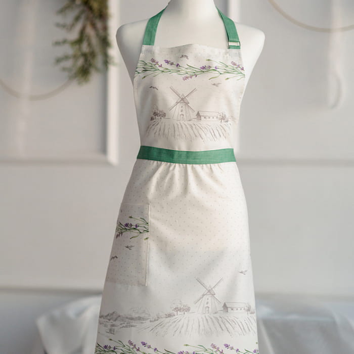Фартук "Лавандовое лето" модель Английский