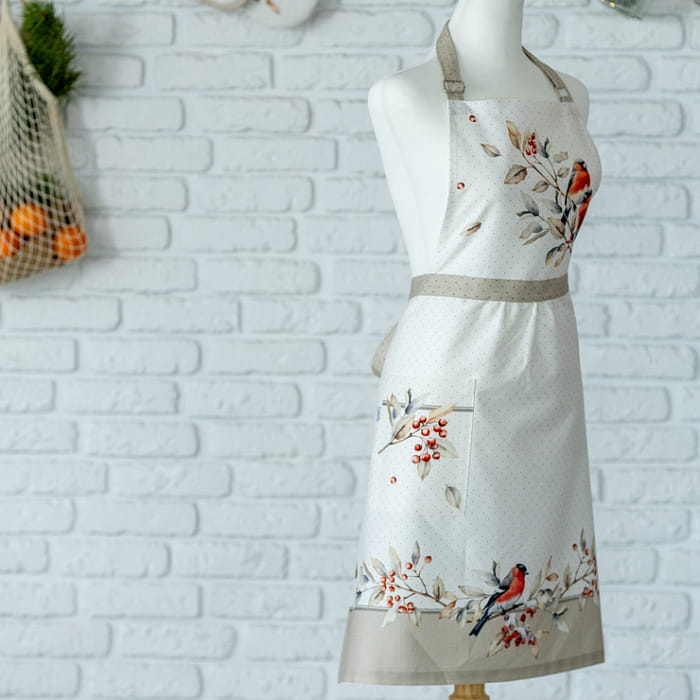 Фартук "Пернатые истории модель Английский"