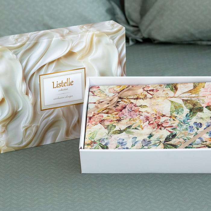 Евро комплект постельного белья "Фреска" maxi