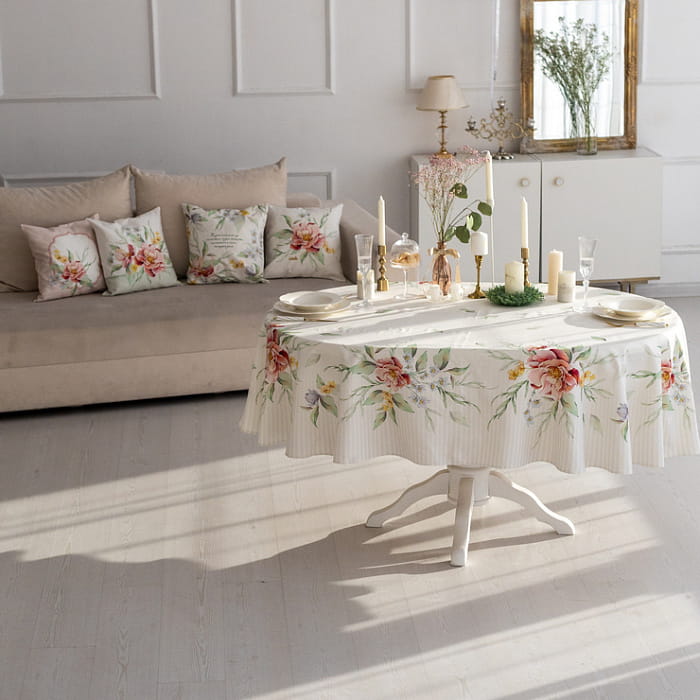 Скатерть овальная 150х205 см "Белла"