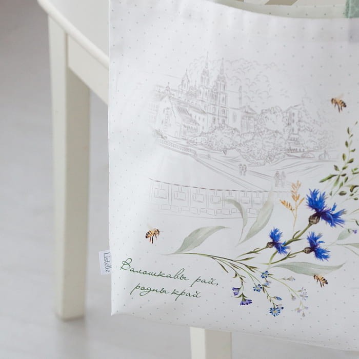 Мешок декоративный "Васильки" размер 38х36 см