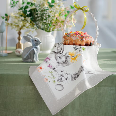 Салфетка "Соната" серая, 1 шт