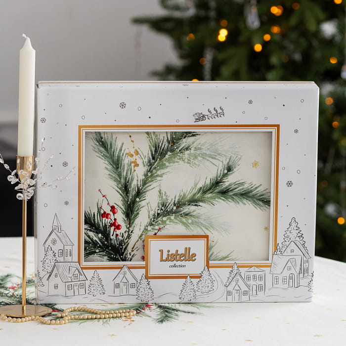 Скатерть 145х255 см "Ветви Рождества"