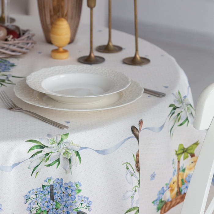 Скатерть круглая D-150 см "Ретро"