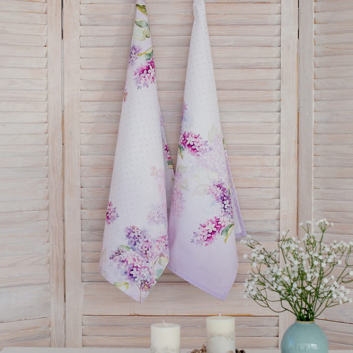 Набор Set-2 полотенец "Аромат сирени"
