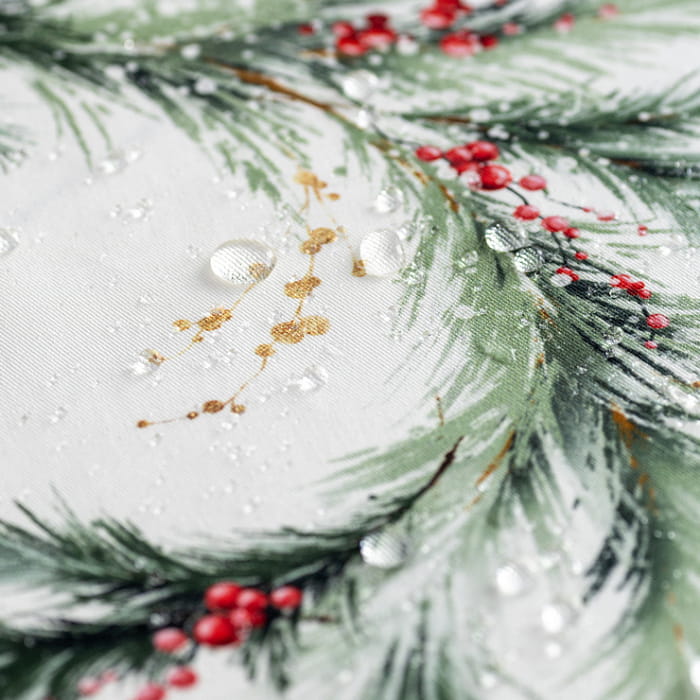 Скатерть овальная 170х250 см "Ветви Рождества"