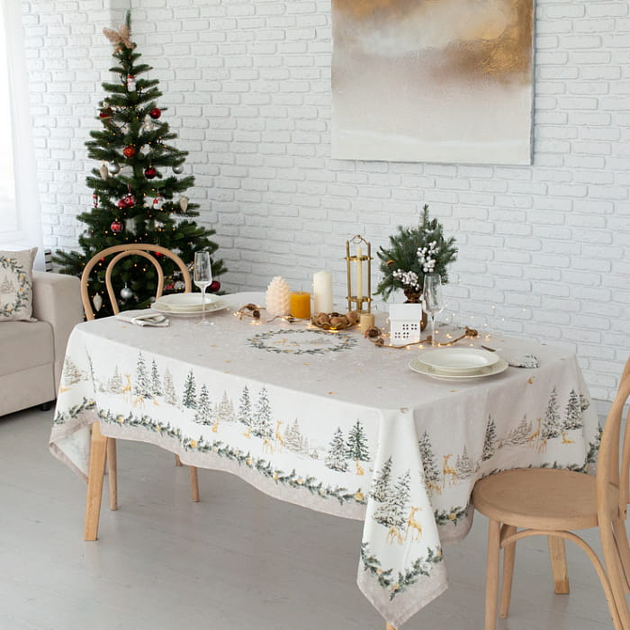 Скатерть 165х260 см "Чарующий лес"