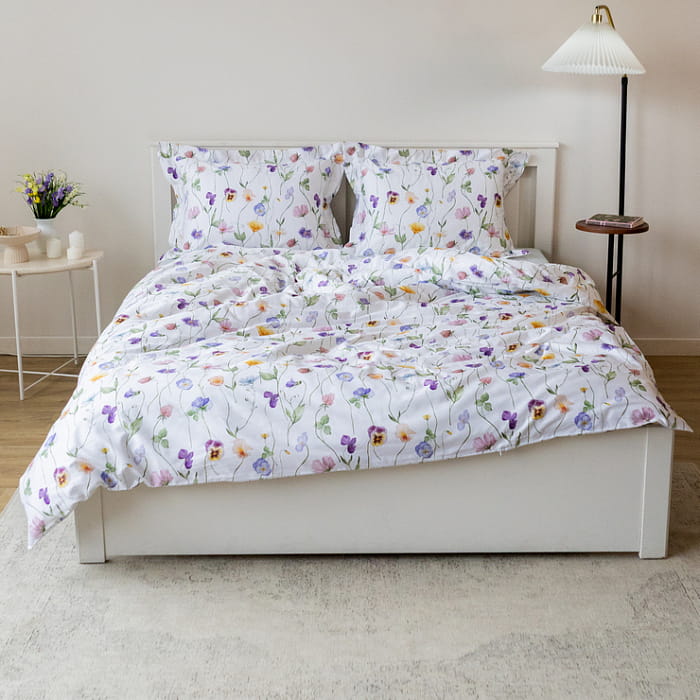 Евро комплект постельного белья "Майская долина" maxi