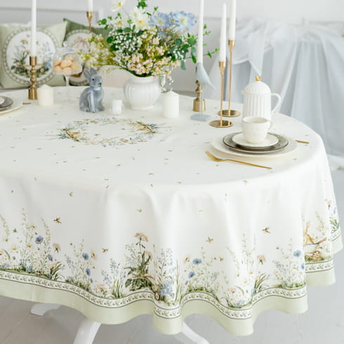 Скатерть овальная 170х220 см "Аркадия"