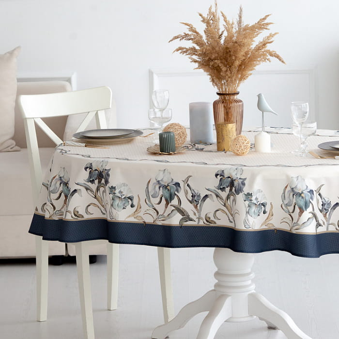Скатерть овальная 150х200 см "Айрис"