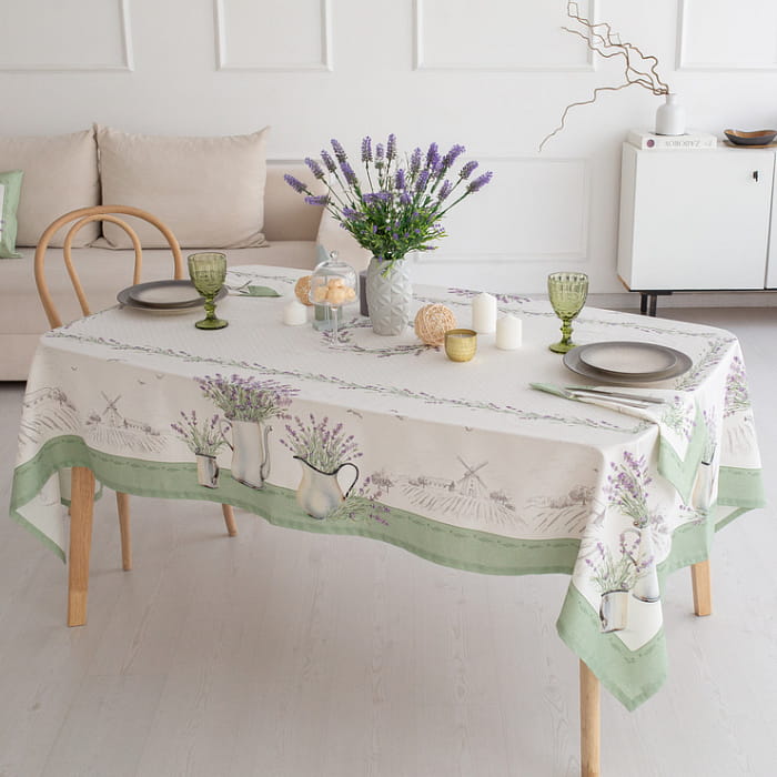 Скатерть 145х185 см "Лавандовое лето"