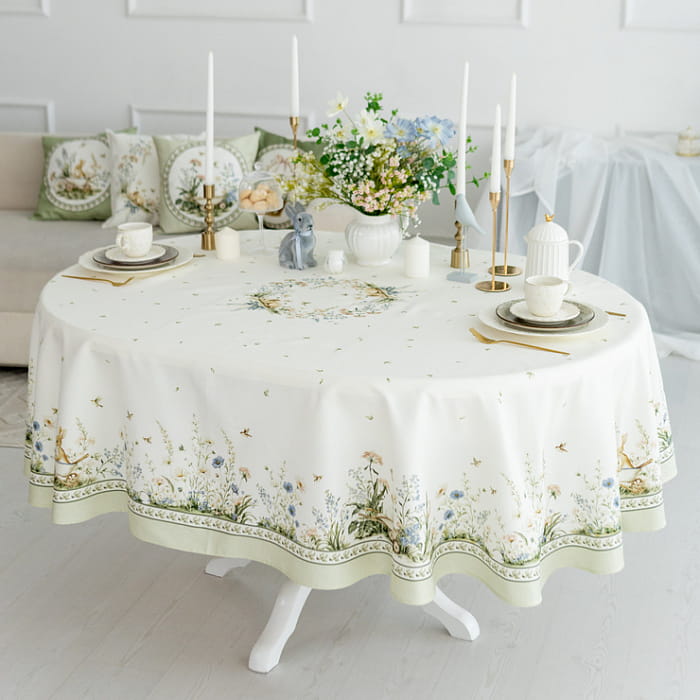 Скатерть овальная 170х250 см "Аркадия"