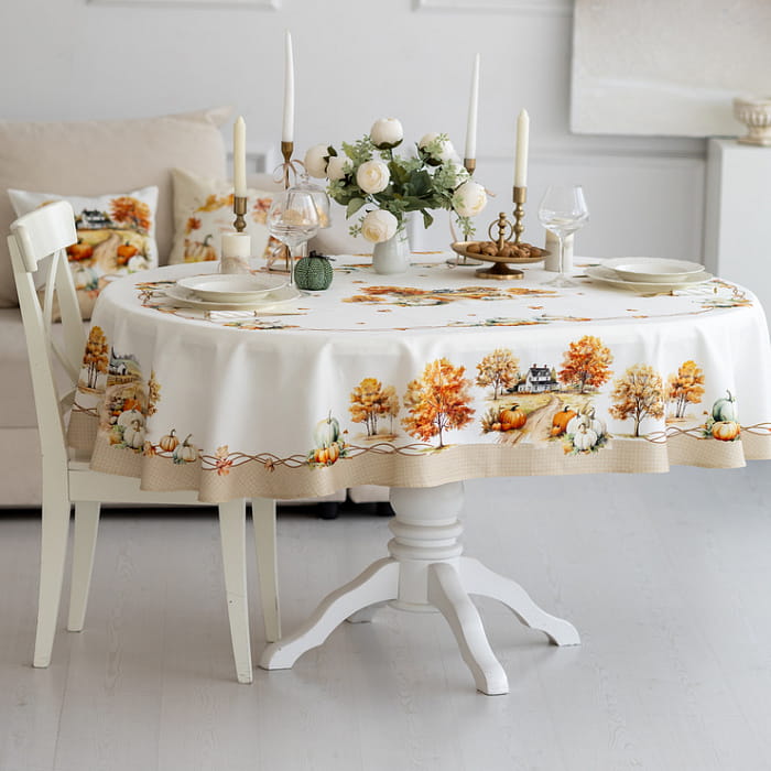 Скатерть овальная 140х170 см "Терра"
