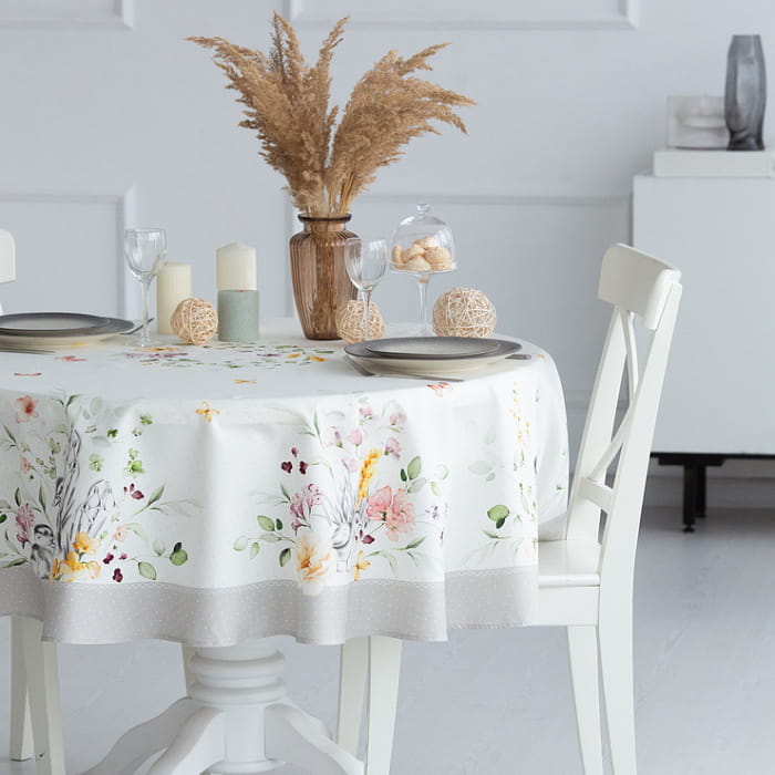 Скатерть круглая D-150 см "Соната"