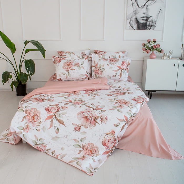 Семейный комплект постельного белья "Розали" maxi дуэт
