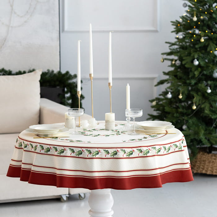 Скатерть круглая D-190 см "Элегант"